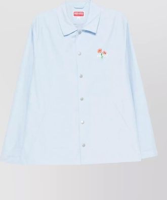 Kenzo floral print single breasted coat