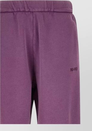 The Attico cotton logo embroidery track pants