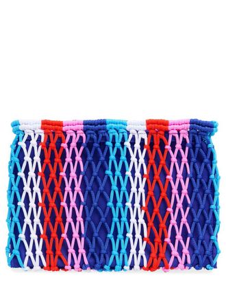 Shiraleah Braziliana Stripe Zip Pouch