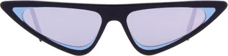 Andy Wolf Black Acetate Womens Sunglasses