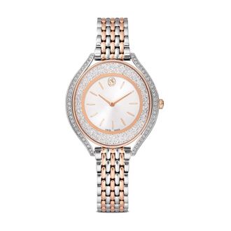 Swarovski Crystalline Aura Horloge - Dames - Horloges - Grijs - ONE Size - Accessoires