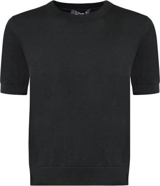 Max Mara Ronde hals gebreid - Dames - Ronde hals truien - Zwart - L - Truien & Vesten