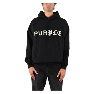 Purple Chopped Zip Up Hoodie - - Sweatshirts & Hoodies - Uomo - Nero - XL