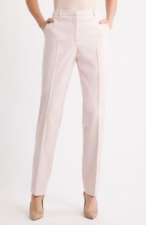 BOSS Tanya Straight Leg Pants in Crystal Melange at Nordstrom Rack, Size 10