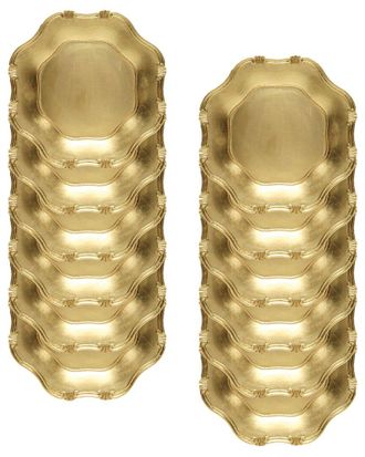 American Atelier Dnu American Atelier Set Of 12 Baroque Charger Plates