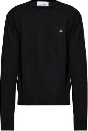 Vivienne Westwood Alex Ronde Hals Trui - Heren - Ronde hals truien - Zwart - L - Katoen - Truien & Vesten