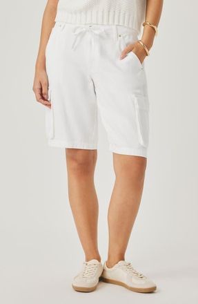 Splendid Denim Cargo Shorts in White at Nordstrom, Size X-Small