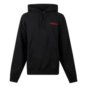 Junya Watanabe Hoodies, male, Black, Size: L Logo Hoodie