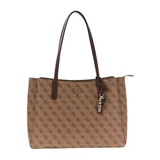 Guess Noelle II Tote Bag - Dames - Tassen - Bruin - Maat: ONE Size Leer