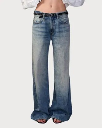 R13 Darcy Flare Jeans In Rivington