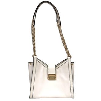 Michael Kors White Leather Tote Bag (Pre-Owned)