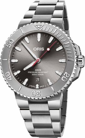 Oris Aquis Automatic Grey Dial Mens Watch 01 733 7789 4153-07 8 23 04PEB