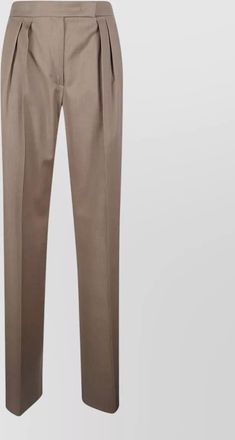 Max Mara tailored trousers pleated front belt loops
