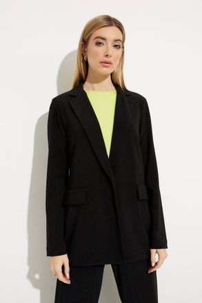 Joseph Ribkoff Formal Hip-Length Blazer In Black