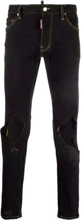 Dsquared2 Hombre, Vaqueros, Negro, Talla: M
