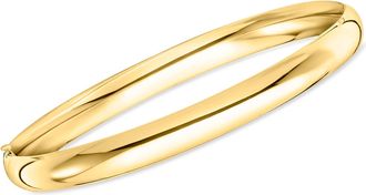 Ross-Simons 14kt Yellow Gold Polished Bangle Bracelet