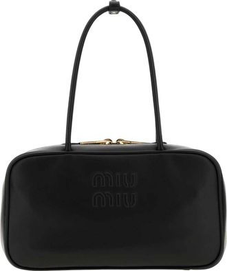 Miu Miu Black Beau Medium Shoulder Bag