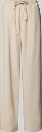 Only Regular Fit Weite Hose aus Viskose Modell ARIS in Ecru, Gr&ouml;&szlig;e XL