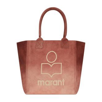 Isabel Marant Small Yenky Tas - Dames - Tassen - Roze - Maat: ONE Size Katoen