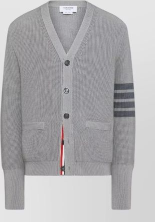 Thom Browne cotton v-neck cardigan