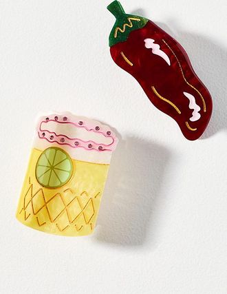 Frasier Sterling Spicy Marg Hair Claw Clips, Set of 2