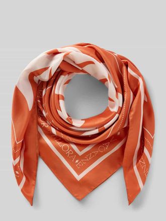 HUGO BOSS Tuch in Satin-Optik Modell AURAZIE_90*90 in Orange, Gr&ouml;&szlig;e 1