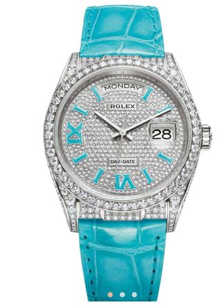 Rolex 36mm Turquoise Oyster Perpetual Day-Date