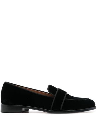 Aquazzura Martin loafers met ronde neus - Zwart