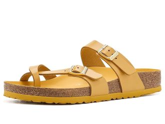 Birkenstock Mayari - Dressy Leather Womens Dress Sandals Amalfi Ochre : EU 41 (US Womens 10-10.5) Regular
