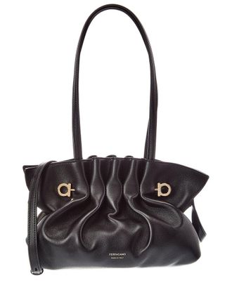 Ferragamo Leather Shoulder Bag
