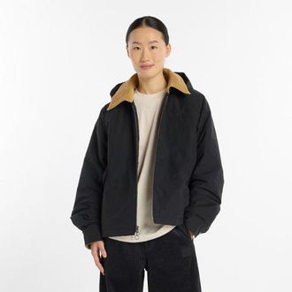 New Balance Donna Lunar New Year Woven Jacket in Nero, Nylon, Taglia XL