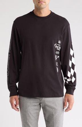 HUGO BOSS Dasino Cotton Graphic Sweatshirt in Blk at Nordstrom Rack, Size Xx-Large