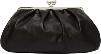 Max Mara Provino Pasticcino Bag - Dames - Clutches - Zwart - ONE Size - Polyester - Tassen