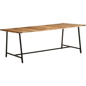 vidaXL Dining Table 200x100x75 cm Solid Wood Mango Vidaxl