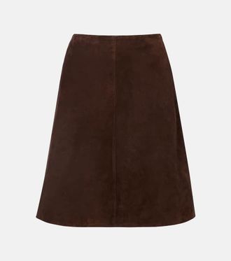 Toteme Suede miniskirt