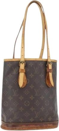 Louis Vuitton Pre-owned Bucket Bag - Dames - Vintage Tas - Bruin - ONE Size - Leer - Vintage