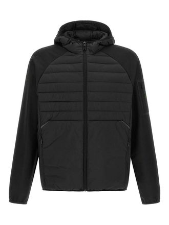 HUGO BOSS Two-material hoodie