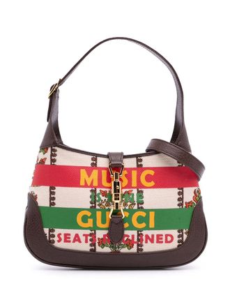 Gucci 2016-2025 Small Canvas 100 Centennial Music Jackie 1961 crossbody bag - women - Canvas - One Size - Brown
