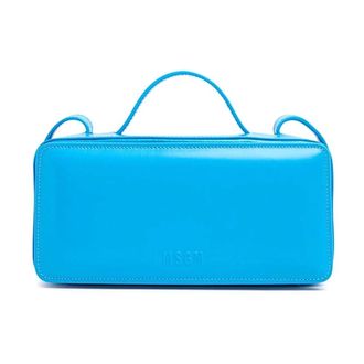 Msgm Handbags, female, Blue, Size: ONE SIZE Borsa