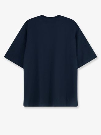 Aspesi Logo Text Print T-Shirt - Navy