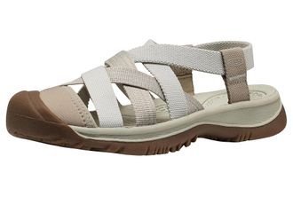 Keen Whisper Lattice Sandals Womens Shoes Plaza Taupe/Silver Birch : 10.5 B - Medium, Synthetic
