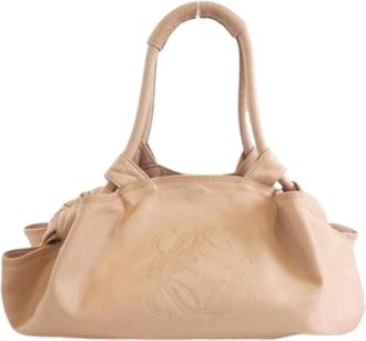 Loewe Pre-owned Handbags, female, Beige, Size: ONE SIZE Pre-owned Shoulder bag