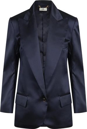 Elisabetta Franchi Mujer, Chaquetas, Azul, Talla: XS