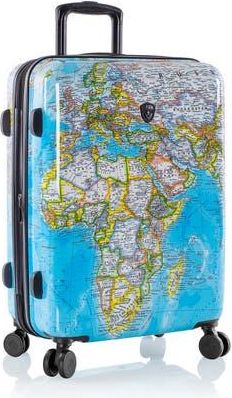 Heys Journey 3G 26 Inch Fashion Spinner Luggage in Blue Maps at Nordstrom