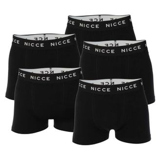 Nicce London Galan Boxershorts Heren (Set van 5) (Zwart)