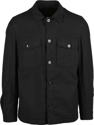 L.B.M. 1911 L.b.m. 1911, Overhemden, Heren, Zwart, M, Katoen, Amicia in Tela Shirt