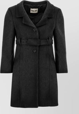 Miu Miu wool single breasted coat