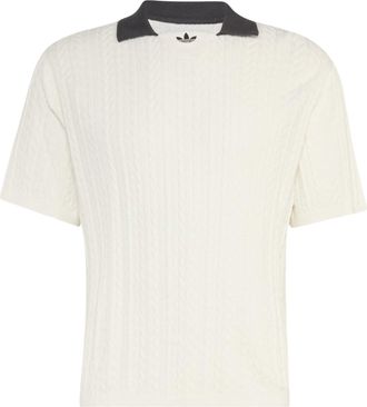 adidas Cable Knit Jersey Asia Sizing Cloud White KR9765