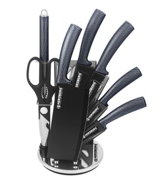 Herzberg Herzberg Hgmsn8car Set De Cuchillos Carbono 8 Piezas