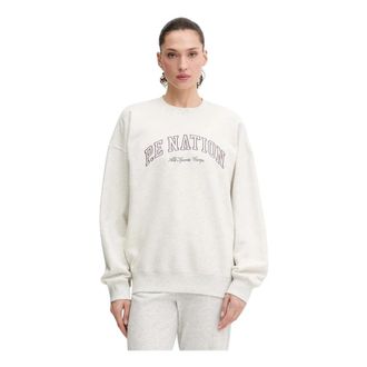 P.E Nation Heritage Sweat - Dames - Sweatshirts - Beige - L - Katoen - Hoodies & sweatvesten
